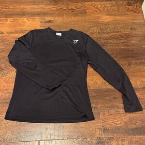 Awesome men’s size Large Gym Shark long sleeved athletic shirt.